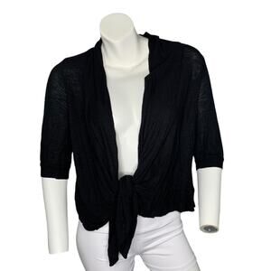 HIP Happening In The Present S open cardigan black